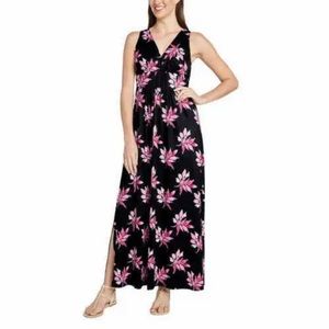 Matty M - Ladies' Sleeveless V-Neck Maxi Dress